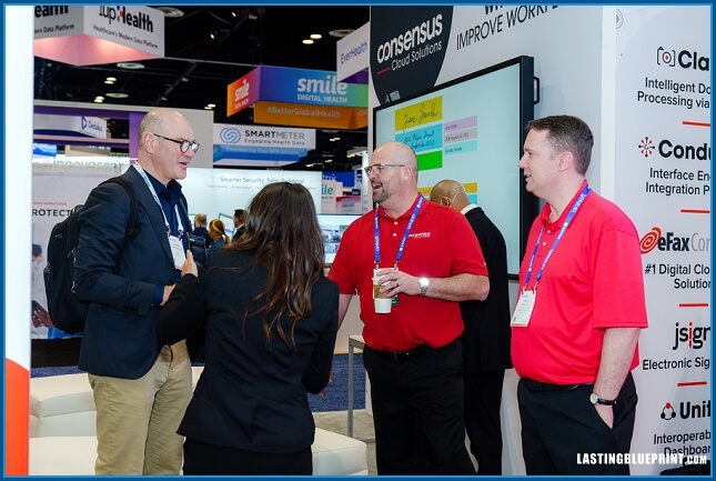 Himss 2024 orange county convention center event video production lasting blueprint 01