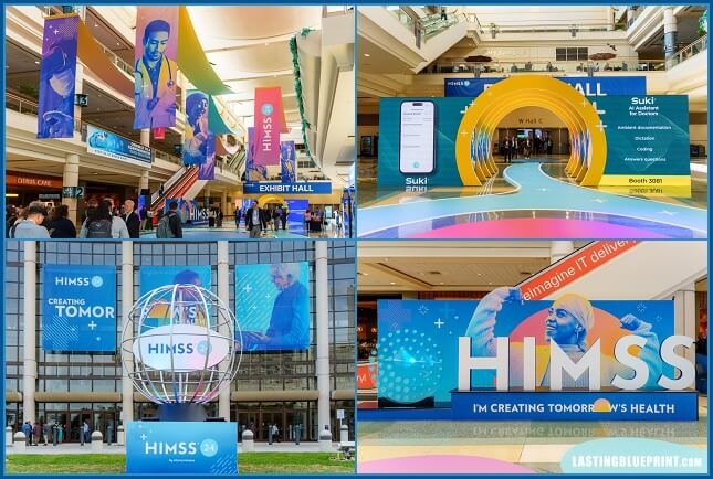 Himss 2024 orange county convention center event video production lasting blueprint 02