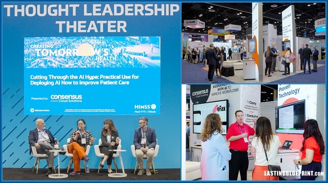 Himss 2024 orange county convention center event video production lasting blueprint 03